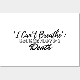 black lives matter,I Can't Breathe Yard Sign | Justice For George Floyd Yard Sign black history Posters and Art